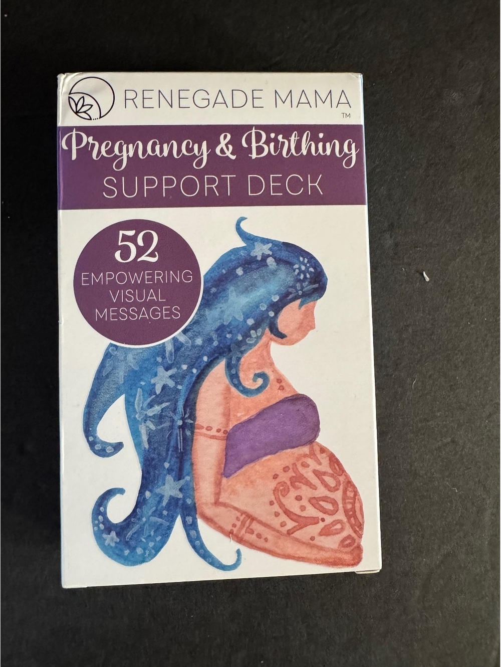 Pregnancy & Birthing Support Deck - 52 Empowering Visual Messages